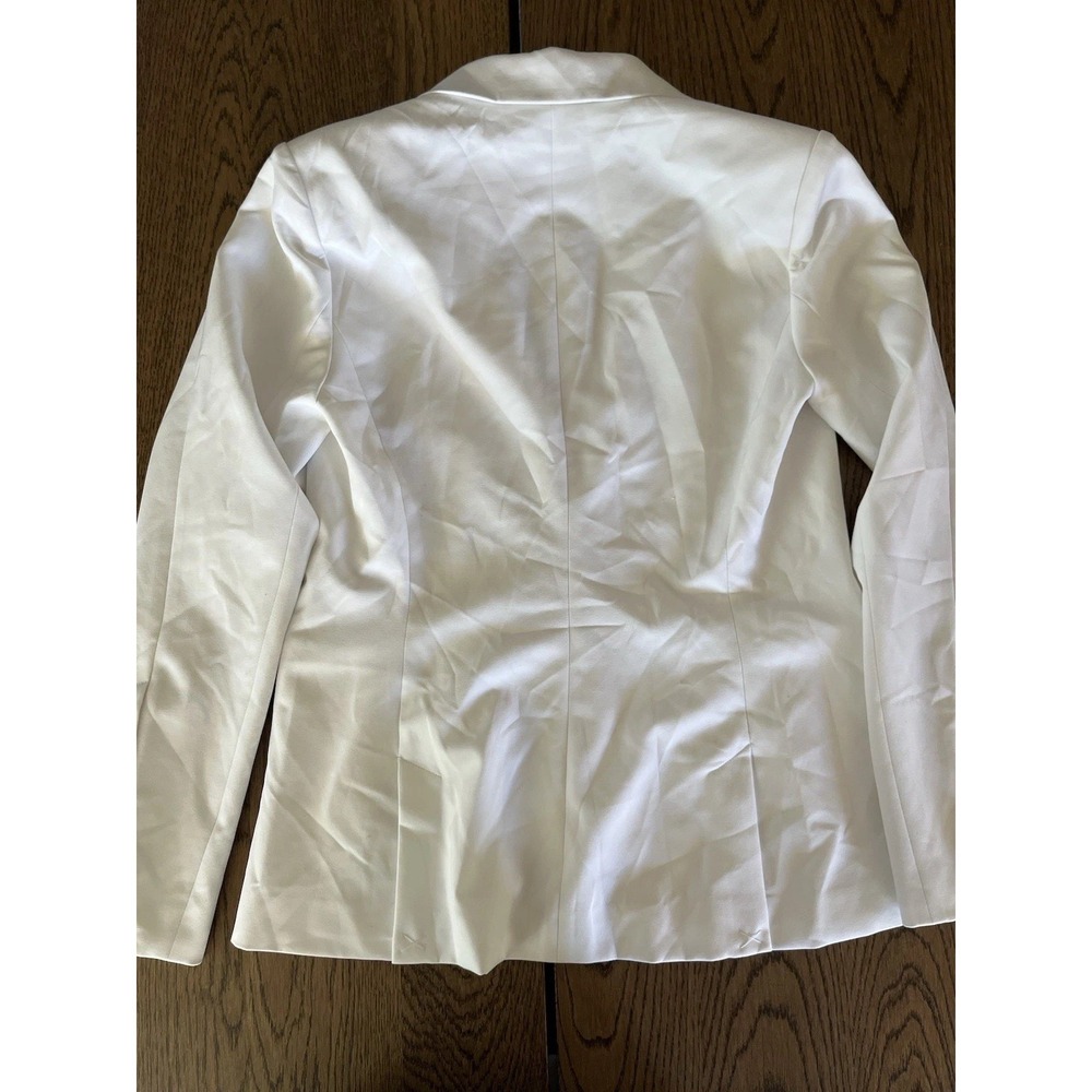 ECRU Women's White Blazer Sz M/L Jacket Long Sleeve Lined - Picture 8 of 10
